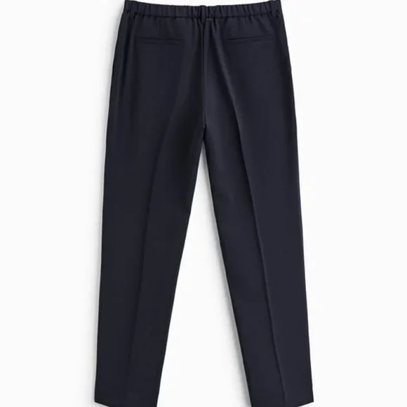 ZARA TECHNICAL SUIT TROUSERS (NAVY) (NWT) - Picture 3 of 5